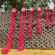 Fish net bag large multifunctional live fish bag fish guard copy net thick folding fishing net bag ground insert accessories lengthy