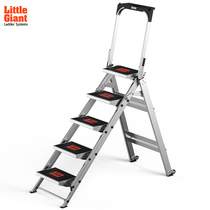 Redutete Small Giant Ladder Home Folding Indoor Multifunction Herringbone Ladder Thickened Aluminum Alloy Engineering Ladder