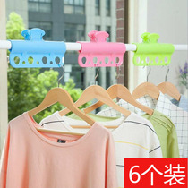  Outdoor clothesline fixed buckle windproof non-slip drying rod buckle clothespin drying rack button Indoor balcony