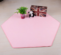 Childrens tent with crawling mat round coral velvet surface non-slip carpet home bedroom mat environmentally friendly