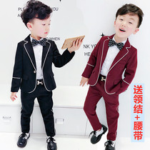 Childrens suit suit suit small suit jacket flower boy dress spring and autumn boy boy boy English wind baby Autumn