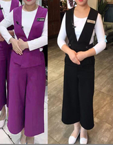 Yongqi new dress Professional slim suit Tutor beautician Culottes Yongqi overalls