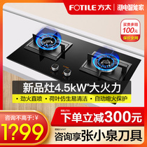 Fotile Fangtse HC8BE gas stove gas stove double stove natural gas liquefied gas New Product easy to clean stove