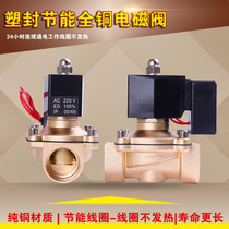 Normally closed energy-saving solenoid valve Long-term power does not heat Plastic waterproof solenoid valve 365 days power does not heat