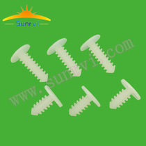 Mini barbed rivet SK0002 plastic Rivet Quick Fixing rivet sign plate fixing clip black and white
