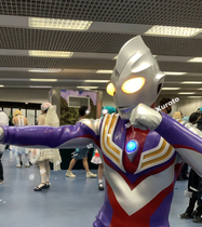 Diga Ultraman Ultraman Helmet Headgear Mask Holster 3D printing Photosensitive helmet 1:1cos props