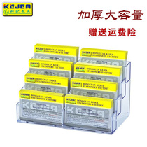 kejea card case desktop business card holder acrylic multilayer contacts transparent card storage men ming pian jia