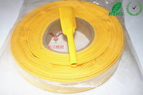 Elegant brand yellow heat shrinkable sleeve Ф 12 heat shrinkable sleeve 12mm 1 meter price 100 meters
