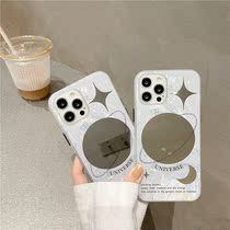 ins Cosmic Mirror for iphone12pro max Apple 11 phone case xr hipster x xs Women 8p