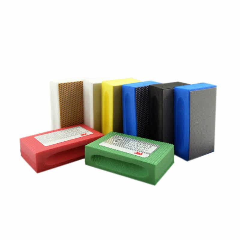 3m 6200J elastic diamond grinding block Diamond hand grinding block glass ceramic polishing