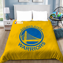 DIY to map custom Rocket Warriors Lakers fans dormitory sheets quilt cover pillowcase single bedroom bed cover 0 9 meters