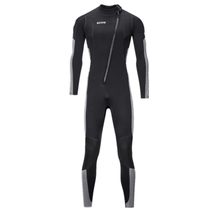 Large size zipper 3mm diving suit one-piece thickened surfing suit long-sleeved cold-proof snorkeling suit winter swimming swimsuit men keep warm