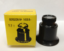  In stock BERGEON 1458A 12x magnifying glass imported from Switzerland is suitable for jewelry watch repair tools