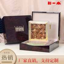 Lieyi new Cordyceps packaging box Birds Nest gift box empty box sea cucumber packaging Cordyceps wood box customization