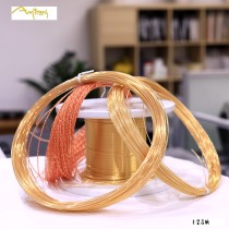 AMRG 24K gold wire 0 4MM -9MM oxygen-free copper plating 0 5um thick 24K gold Japanese fever factory