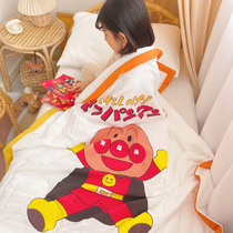 Soft and fluffy treasurer recommended Japanese baby cartoon summer quilt childrens kindergarten baby air conditioner is washable