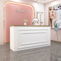 Cashier Small clothing store Beauty salon Barber convenient hotel bar Simple modern counter Front desk Reception desk