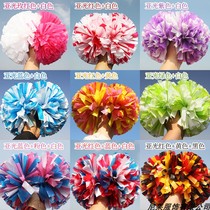 Primary and secondary school students' competition cheerleading colorful ball flower ball cheerleading team flower ball cheerleading aerobics dance competition props