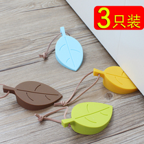 Creative leaves silicone door resistance windproof door stop can be hung door plug children baby to prevent hand door card home