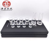 Guojiao 1573 wine set Gift Box 8 small wine glasses 2 wine divider collection set Cabinet source