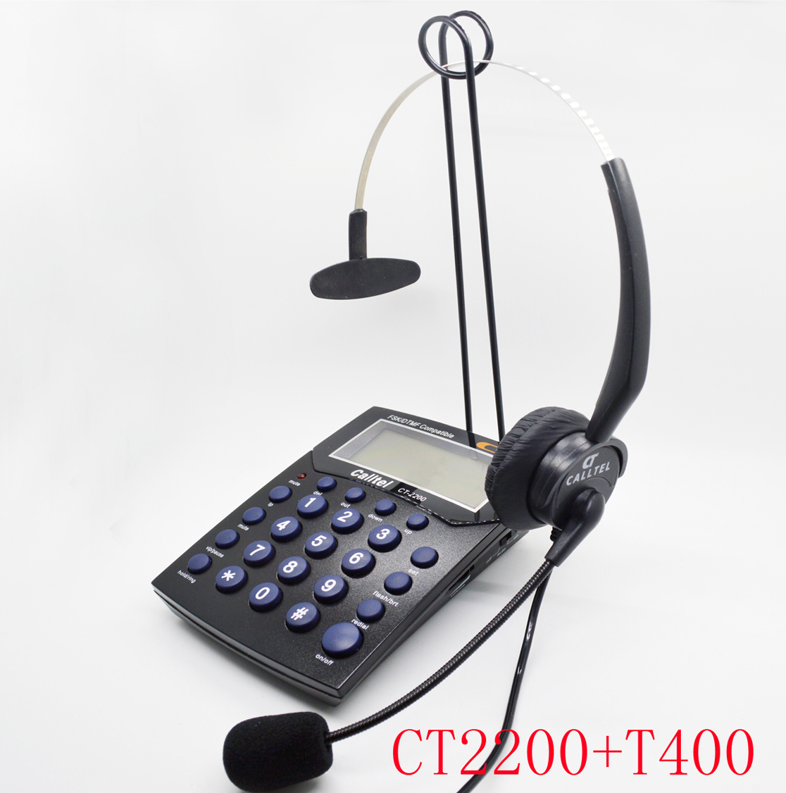 Calltel Cortel CT-2200 Call Center Earphone Telephone Service Box
