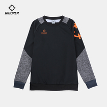 Quasi 2021 New Basketball running training warm-up color loose round neck pullover long sleeve sweater men