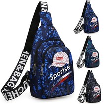 Children's chest bag shoulder bag boy outdoor leisure messenger bag tide Korea little boy travel backpack