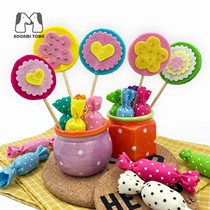 Domi Town non-woven candy lollipop corner material handmade teaching aids performance clothing decoration House toys