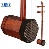 Tianyin national musical instrument 67023 Mahogany Beijing Erhu Erhuang playing piano Mahogany Beijing Erhu send accessories
