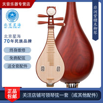 Beijing Xinghai 8412-2 Huali mahogany Qingshui Liuqin Musical Instrument African Red Sandalwood Liuqin Beginner Practice Send Accessories