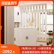 Door openwork entrance cabinet Multi-functional dining room partition cabinet Room cabinet Corner cabinet Simple modern shoe cabinet Foyer cabinet