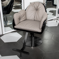  Barber shop chair High-end hairdressing chair Hair salon special barber chair lifting chair Hair salon hot dye hair cutting chair