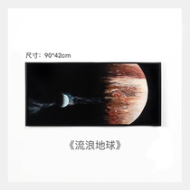 Nangongze Lonely Universe Series Wandering Earth art micro-spray Limited Edition painting