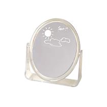 Acrylic transparent cosmetic mirror home small mirror double-sided student dormitory ins Wind desktop desktop vanity mirror
