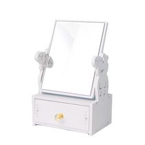 Mirror desktop makeup mirror desktop portable portable large cartoon princess beauty dormitory student dressing mirror Net Red