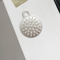 Japanese small portable scalp massage comb shampoo artifact scratch massage massage scalp meridian white