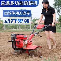 The tillage machine directly connects the small cultivator to the land with the ditch oil plowing field and the field plowing field to open the trench