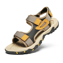 Clear Barn Handling Foreign Trade Tail Single Breaking Code Pick Up Leak Special Genuine Leather Sandals Boys Tide Teen Students Big Code Beach Shoes