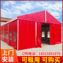 Outdoor wedding tent large aluminum alloy wedding European storage Event red and white wedding car show banquet tent