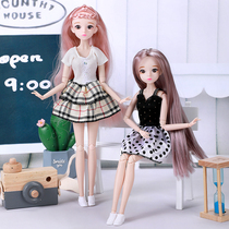 30cm shallow Barbie doll fashion dress dress jeans casual cheongsam Velvet