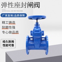 Z45X non-rising stem resilient seated soft sealing flange gate valve DN40 50 65 80 100 150 250 300