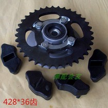 DY100 Dayang 90 Dayun 110 Jialing JH70 curved beam motorcycle tooth plate sprocket seat buffer anti-punching rubber screw