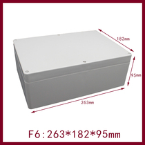 263*182 * 95mm waterproof junction box F6 Plastic Industrial control box IP65 installation box plastic waterproof