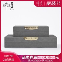 New Chinese model room jewelry box storage jewelry box decoration modern bedroom sales office bookcase display cabinet decoration