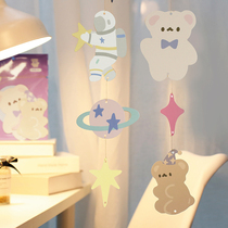 Korean ins style cartoon cute personality home decoration pendant pendant Dream girl heart bedroom decoration