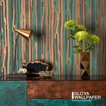 Curio Strand UK original imported wallpaper vertical line wallpaper simple light luxury background wallpaper