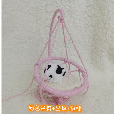 taobao agent BJD baby uses a hanging chair to manually knitting Qiuqian 10cm BJD12 OB11 Ob11 Doll Doll Furniture Hanging