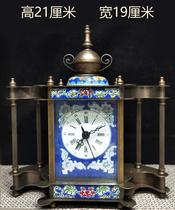 Antique watch collection Classical enamel cloisonne clock mechanical watch ornaments manual clockwork clock