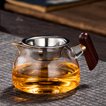 Glass Road cup tea leak integrated Set thick heat-resistant side bar male Cup high-grade Japanese Tea Sea filter tea divider