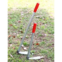 Small hoe planting vegetables digging soil Household all-steel agricultural hoe farming tools Rake Outdoor ripping bamboo shoots weeding Gardening tools